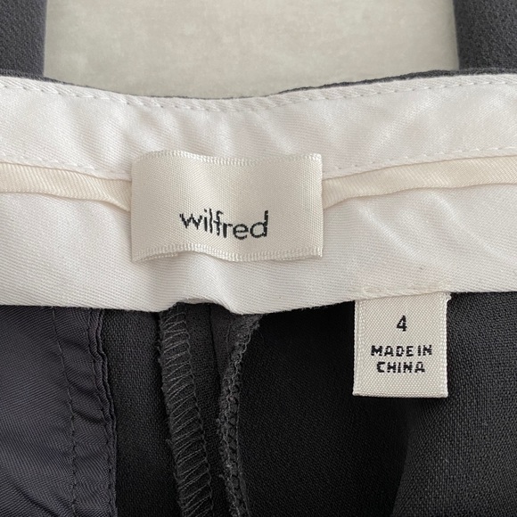 Aritzia wilfred charcoal Fremont pant sz 4 preloved - Picture 3 of 12